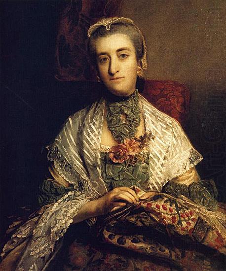 Sir Joshua Reynolds Portrait of Caroline Fox, 1st Baroness Holland china oil painting image